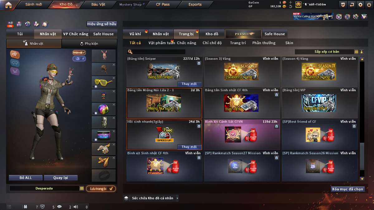 shop acc cf uy tin gia re